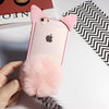 Plush Tail Cat Ear Phone Case SD00474