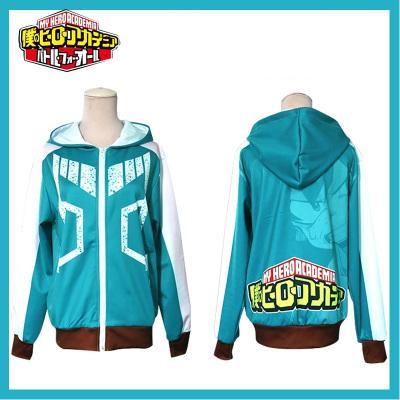 My Hero Academia Izuku Midoriya Inspired Zipper Hoodie Sweater Ver.2 SD01592