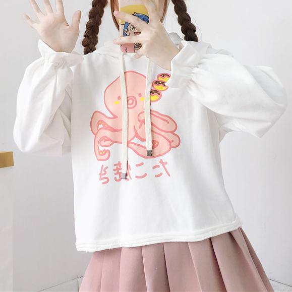 Takoyaki Octopus Hoodie Sweater SD00233