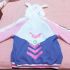 Overwatch D.VA DVA Bunny Hoodie Baseball Jacket SD01462