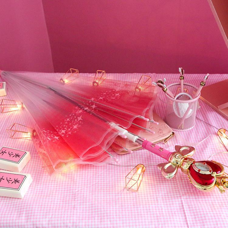 Sailor Moon Pastel Heart Handel Umbrella SD00034