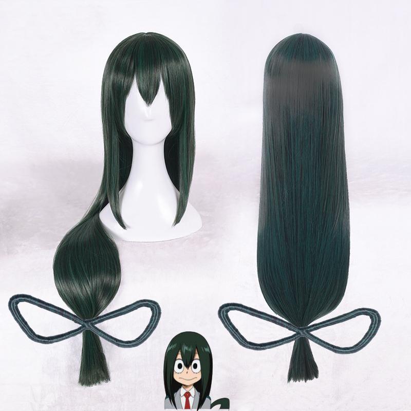 My Hero Academia Tsuyu Asui Green Long Wig SD01601