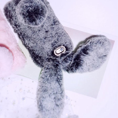 Fluffy Bunny Ears Phone Cases SD01347