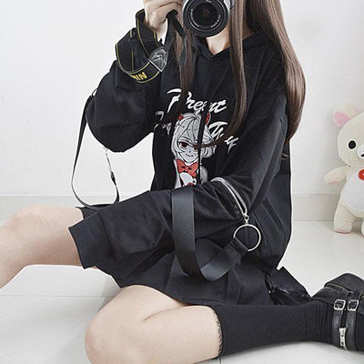 Present For You Zipper Sleeve Hoodie Sweater SD00272
