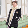 Japanese Winter Warm Black Unicorn Coat SD01200