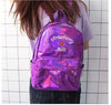 Japanese Harajuku Holo Holographic Iridescent Strawberry Milk Backpack SD01728