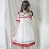 Strawberry Cherry Plaid Summer Dress SD01043