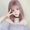 Harajuku Gradient Brown Purple Short Wig SD00709