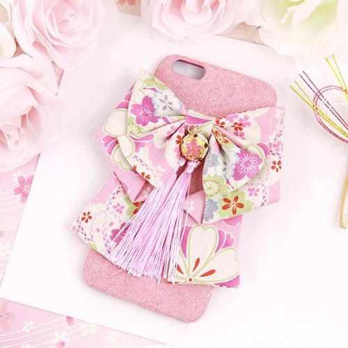 Cute Kimono Bow Fur Ball Phone Case SD00739