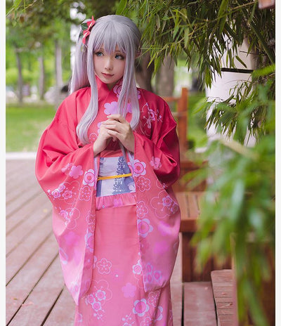 Eromanga-sensei anime  Sagiri Izumi cosplay kimono dress SD00831