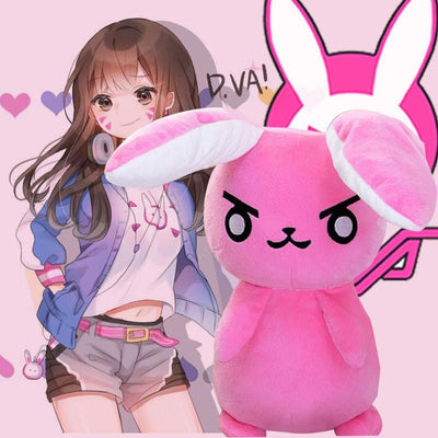 Overwatch D.VA DVA Plush Bunny Toy SD01450