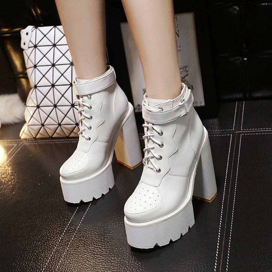 Strap High-heeled Platform Shoes SD00128