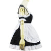 Japanese black white ribbon maid dress SD00888