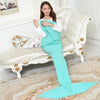 Mermaid Tail Wool Knitted Blanket SD00531