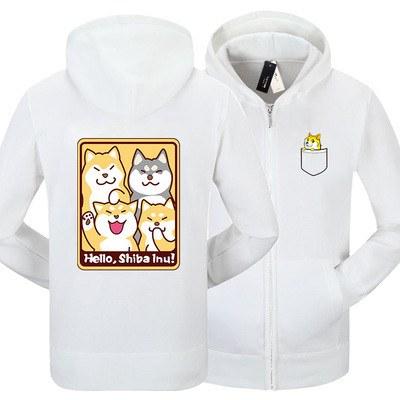 Shiba Inu Doge Dog Print Hoodie Sweater Ver.3 SD01765