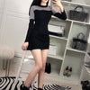 Korean Sexy Autumn Winter Slim Dress SD01287