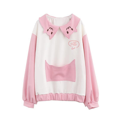 Japanese Kawaii Pink Neko Sweater SD00754