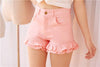 Pastel Sweet lotus leaf edge shorts SD01037