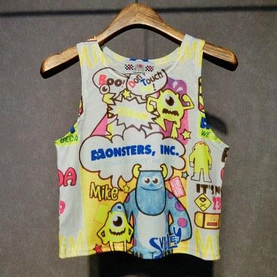 Summer Cartoon Printed Top SD00862