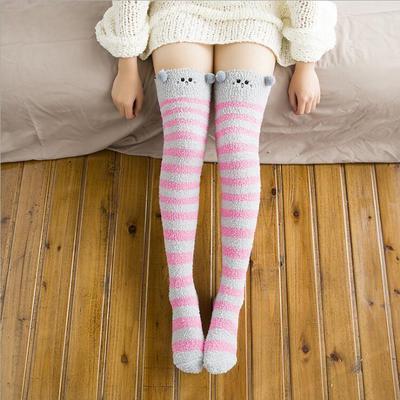 Cute Warm Woolen Animal Faced Stockings SD01865