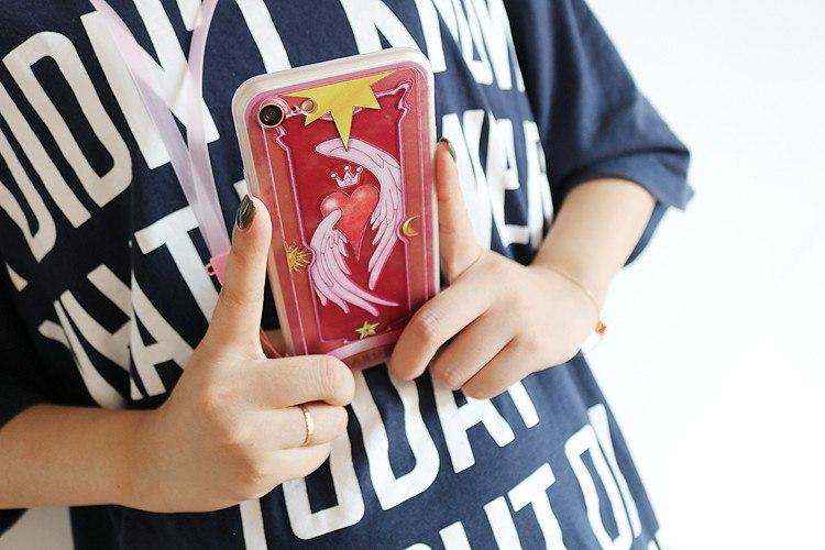 Cardcaptor Sakura Magic and Heart Card iPhone Phone Case SD01684