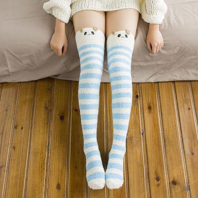 Cute Warm Woolen Animal Faced Stockings SD01865