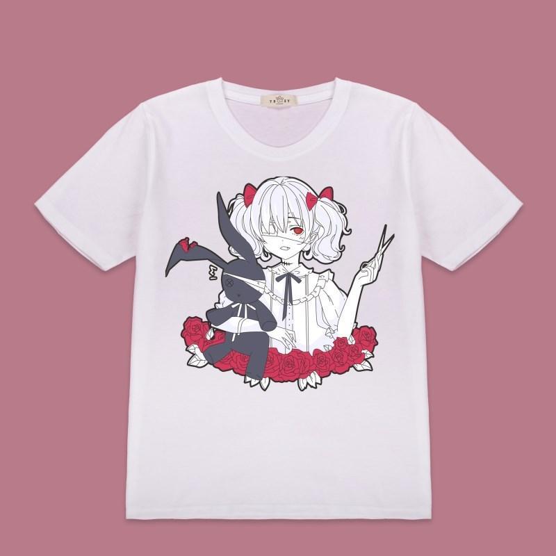 Scissor Eye-Patch Bunny T-shirt SD00309