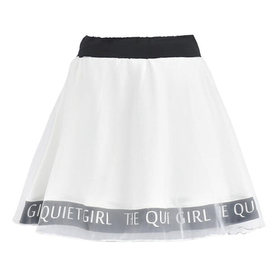 Japanese Sweet Printed "The Quiet Girl" High Waist Skirt SD02229