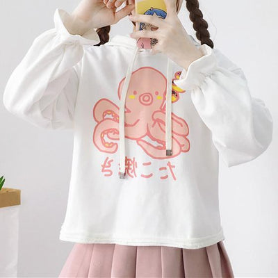 Takoyaki Octopus Hoodie Sweater SD00233