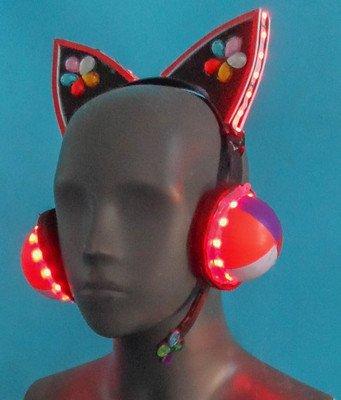 Cosplay Love Live LoveLive Light Up LED Cyber Headphones SD00732