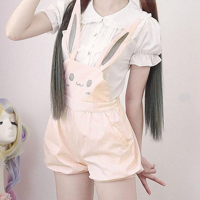Bunny Bear Strap Trousers Short Pants/Skirt SD00277