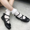 Sweet Lolita Bow Cross Strap Shoes SD00367