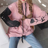 Loose Embroidered Rose Sleeve Sweater SD00015