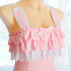 Japanese Cute Pink Bunny Ruffle 1 Piece Swimsuit SD02471