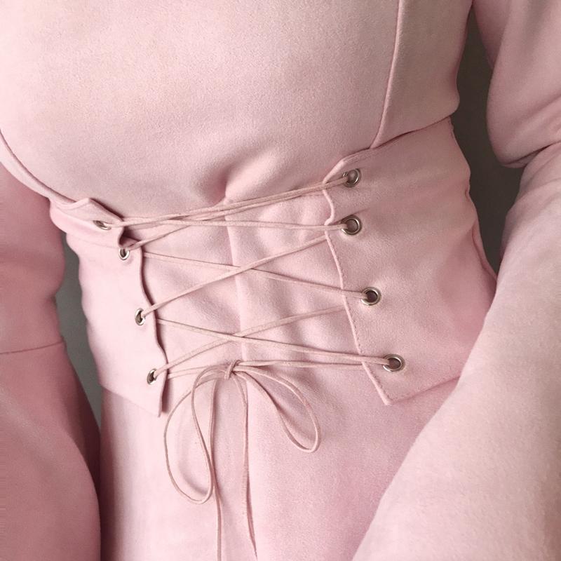 Corset Loose Sleeve Shoulder-less Dress SD00137