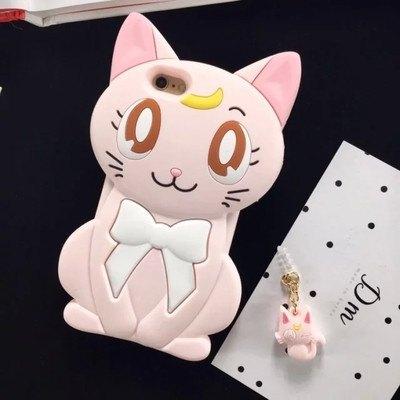 Kawaii Sailor Moon Luna/Diana/Artemis Iphone case 6/6s/6plus/6plusS SD00646