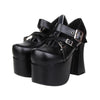 Lolita 15cm Thick Platform Cross Strap Shoes SD00215