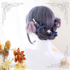 Harajuku lolita gradient purple pink long wig SD01049