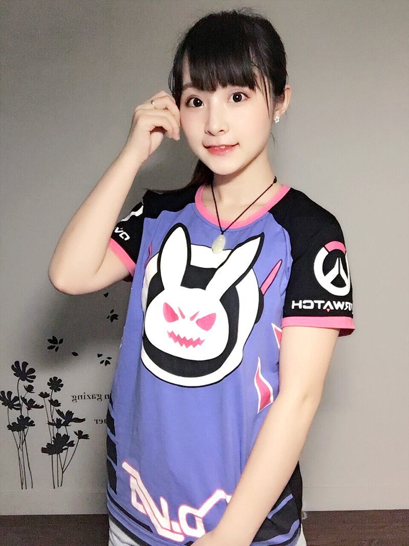 Overwatch D.Va DVA Rabbit Bunny T-shirt Ver.2 SD02133