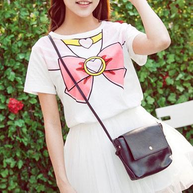 Sailor Moon Bow Print T-shirt SD00031