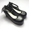 Japanese Lolita Cross Wing Strap Heel Shoes SD01941