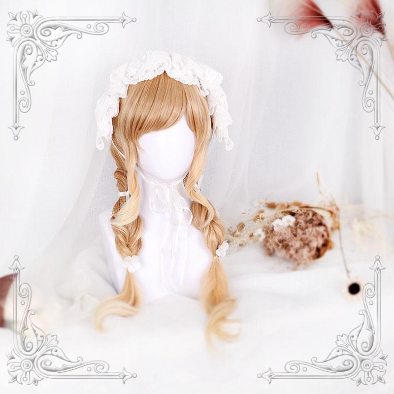 Japanese Harajuku Blond Wave Long Wig SD02301