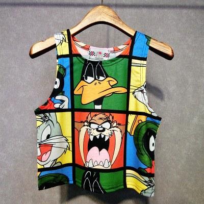 Summer Cartoon Printed Top SD00862
