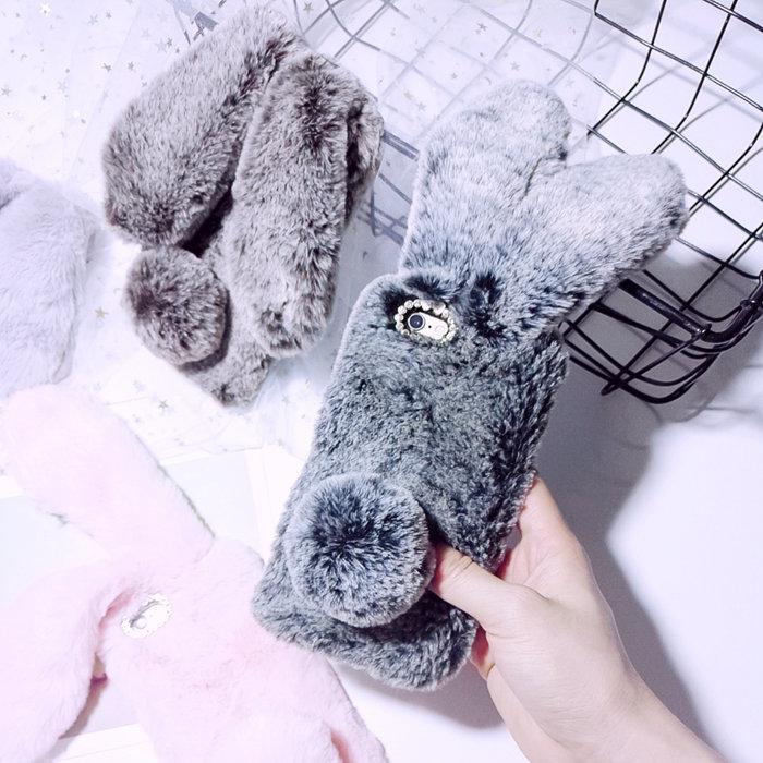 Fluffy Bunny Ears Phone Cases SD01347