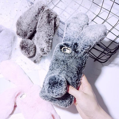 Fluffy Bunny Ears Phone Cases SD01347