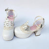 Retro Lace Crown High-Heels SD01529