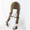 Brown White Long Wig SD00198