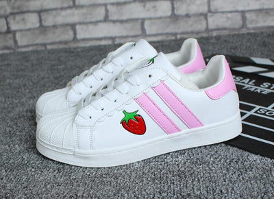 Pink Strawberry Sneakers Shoes SD00616