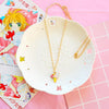 Cardcaptor Sakura Card/Star/Winged Staff/Sakura Blossom Necklace SD01499