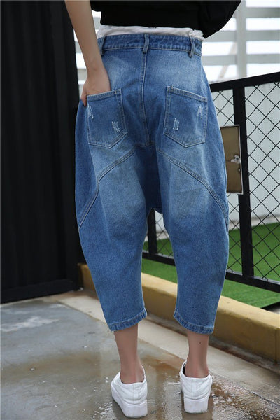 Korean loose baggy denim pants SD02494